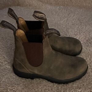 Kids Brown Leather Boots